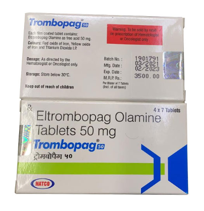 瑞弗兰 Trombopag 艾曲波帕 Eltrombopag